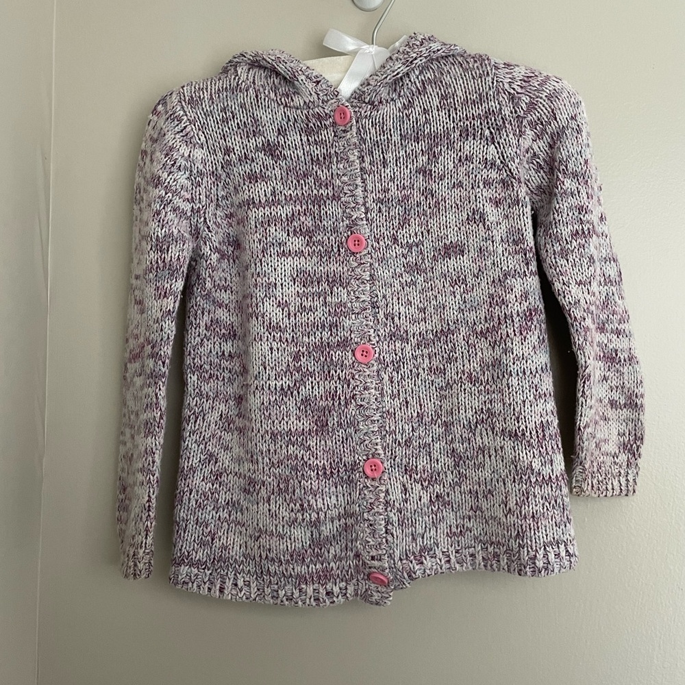 Genuine Kids by Oshkosh hooded sweatshirt in purple, size 3T